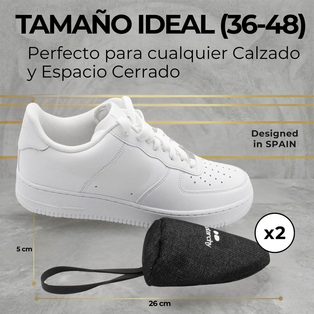 Bolsas Desodorantes Aroma Lavanda (2x80g) – Carbón Activado Ideal para Zapatos de Uso Casual (1 Par) Footarchy Hub S.L.