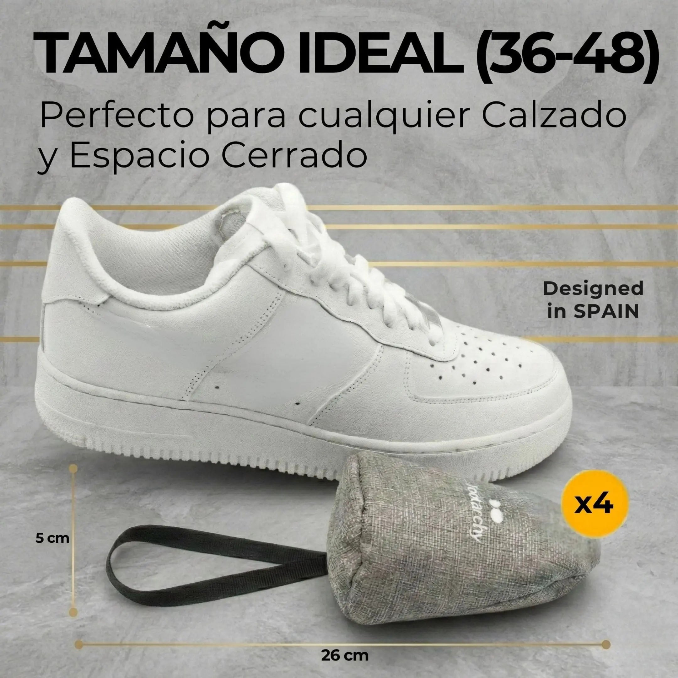 Bolsas Desodorantes Aroma Menta y Lavanda (4x80g) – Carbón Activado Deporte y Uso Diario (2 Pares) Footarchy Hub S.L.
