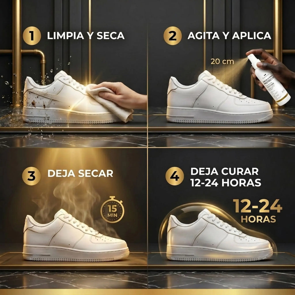 Impermeabilizante y Protector Antimanchas para Zapatillas (118ml) – Invisible Footarchy Hub S.L.