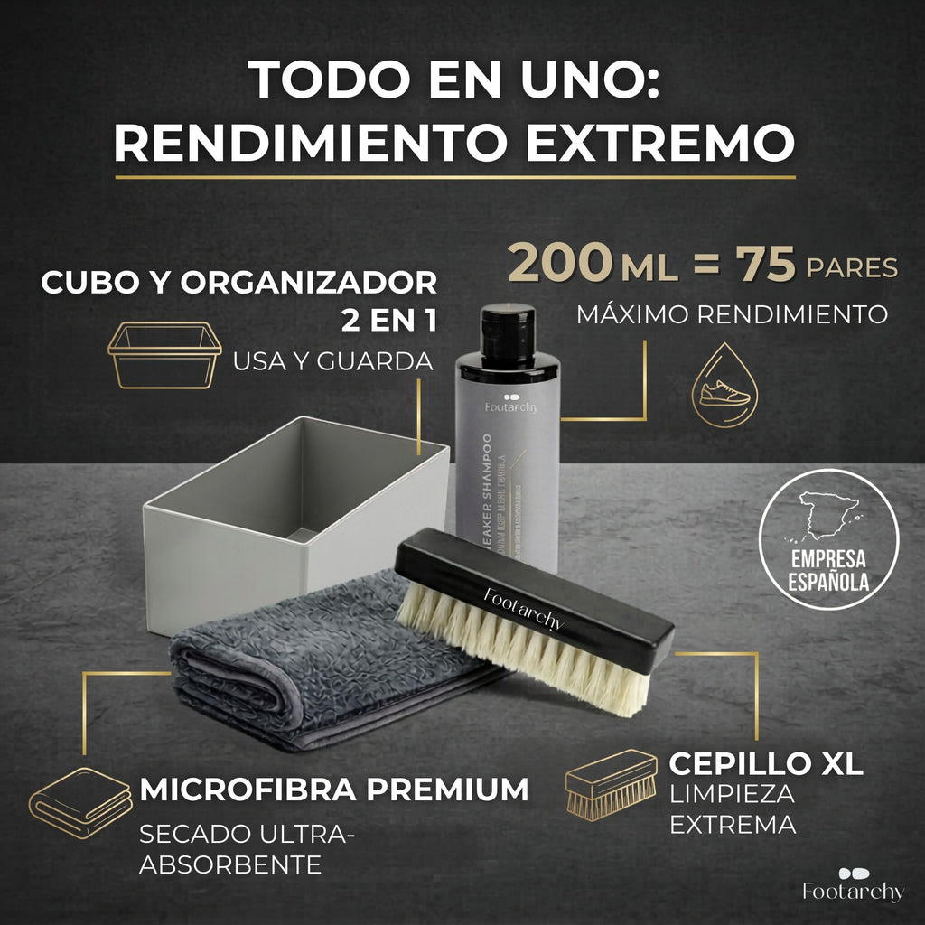 Footarchy Deep Wash Kit (Limpieza Profunda)