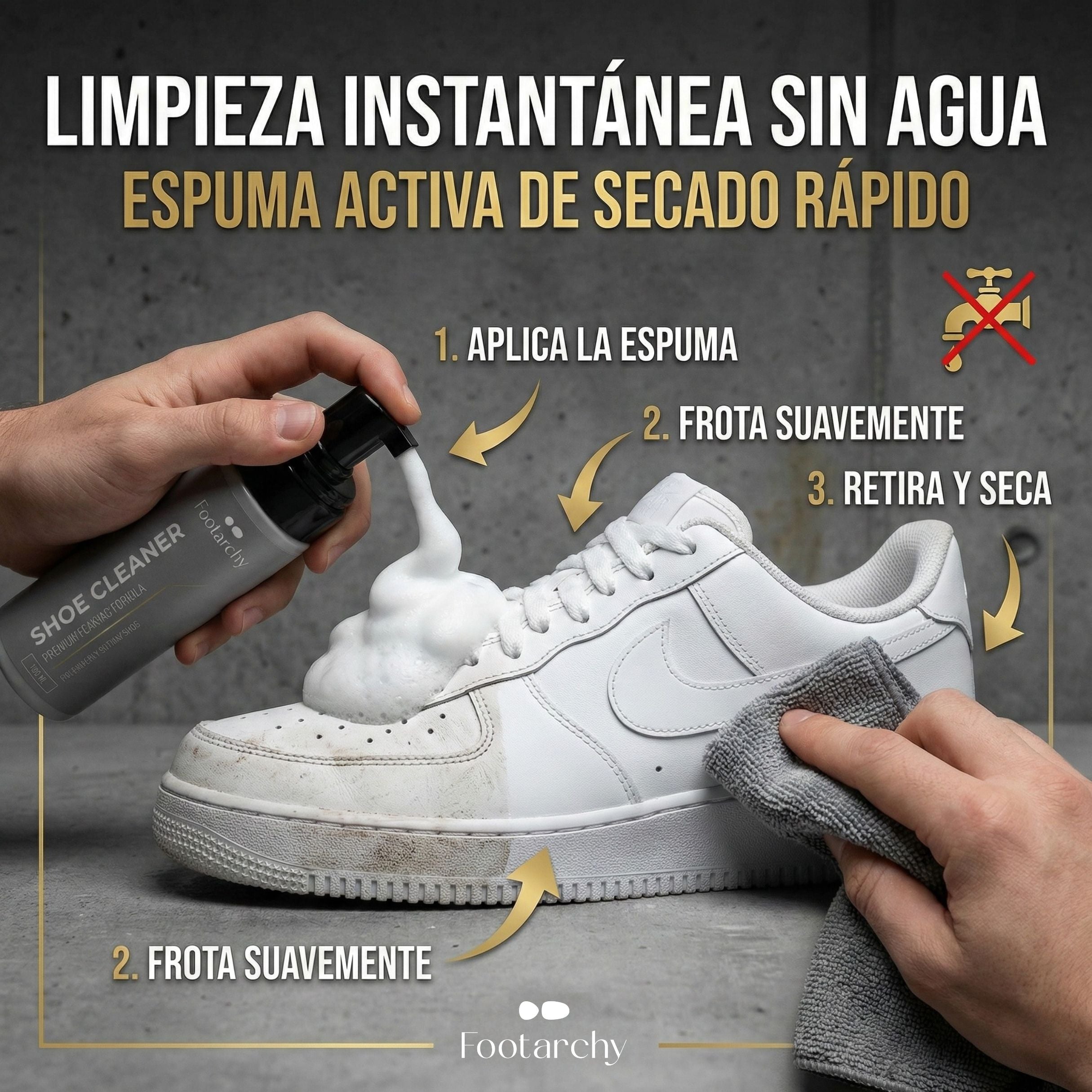 Espuma Shoe Cleaner - Fórmula pH Neutr (150ml)