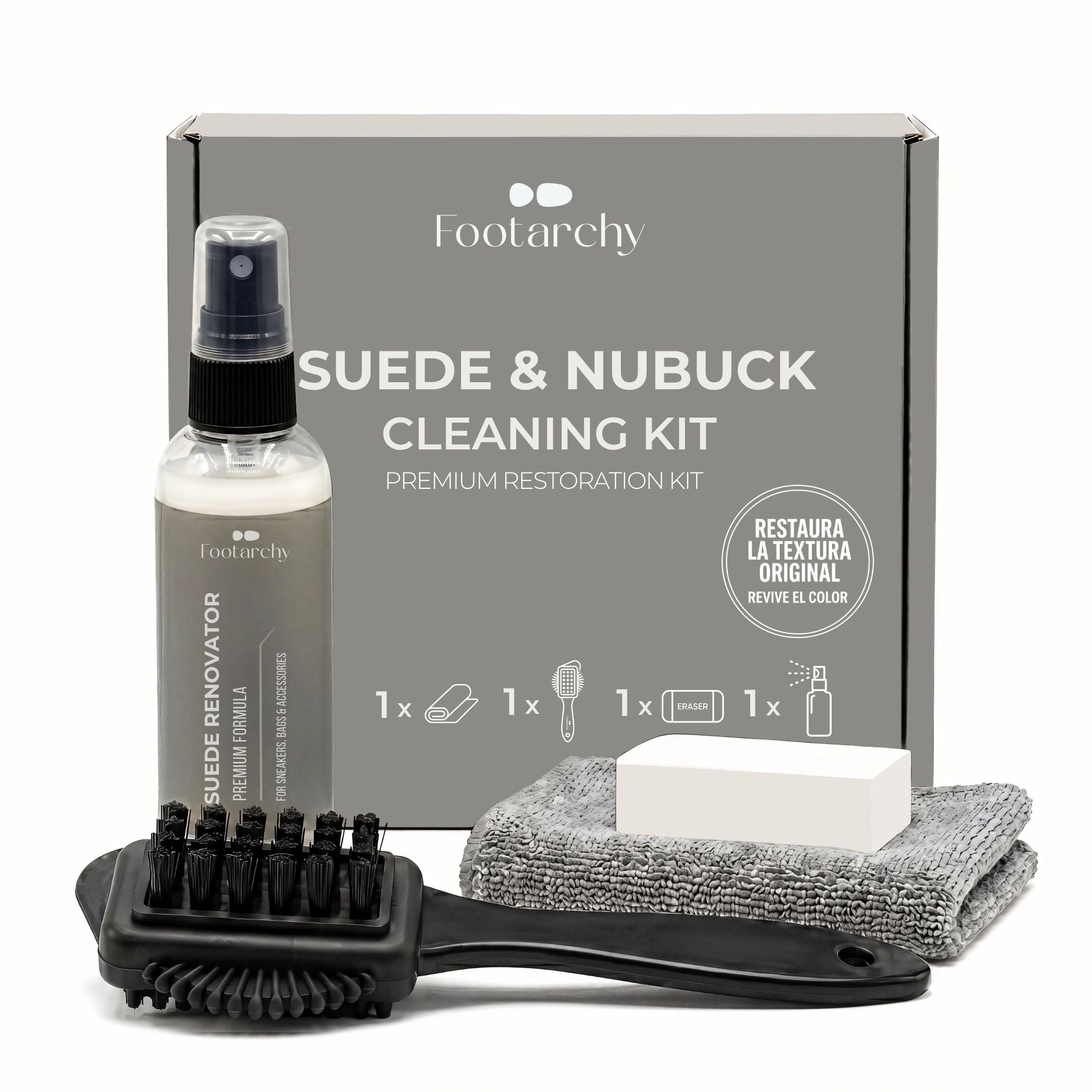 Footarchy Suede & Nubuck Kit (Limpieza Ante y Nobuck)