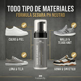 Kit de Limpieza Profesional para Zapatillas – Espuma, 2 Cepillos (Soft y Hard) y Toalla de Microfibra Footarchy Hub S.L.