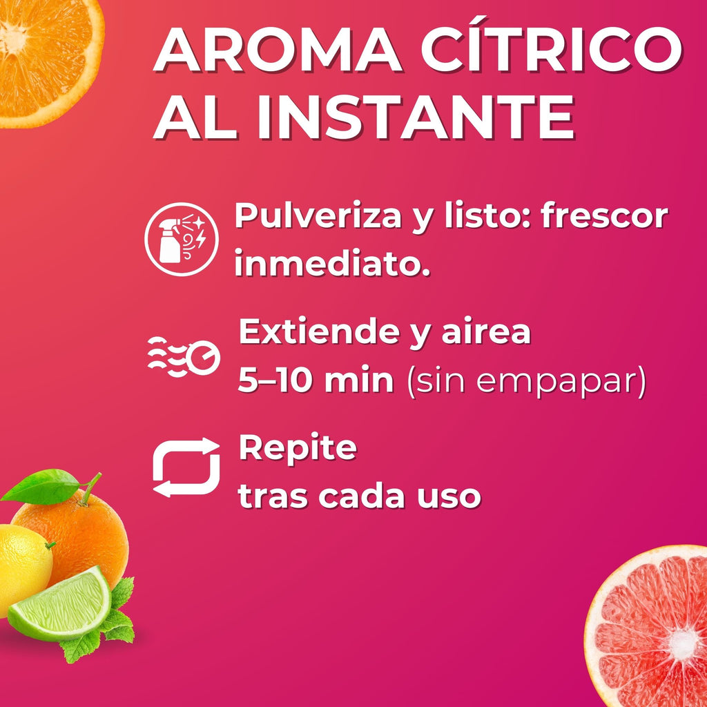 Spray Desodorante Cítrico para Calzado y Accesorios