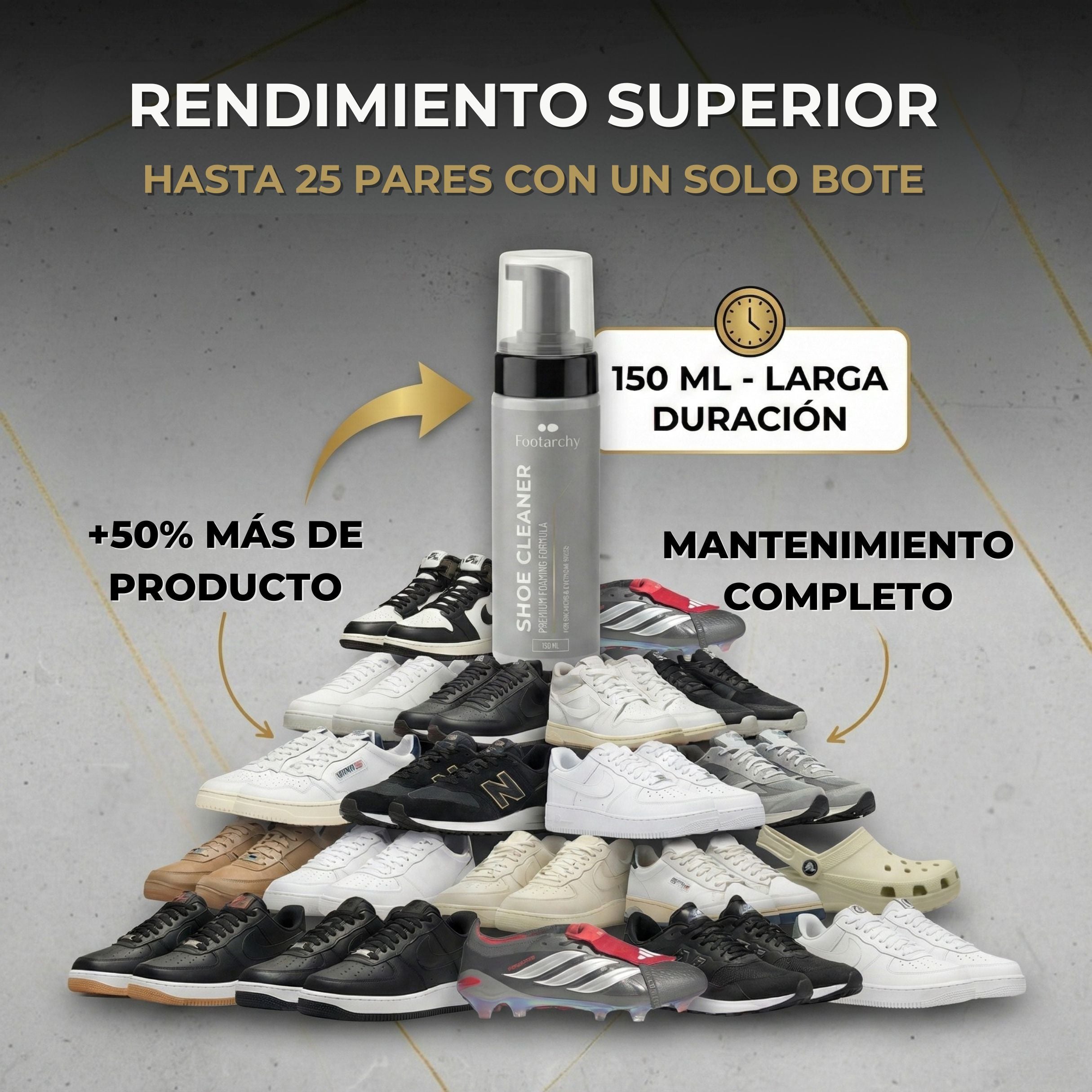 Espuma Shoe Cleaner - Fórmula pH Neutr (150ml)