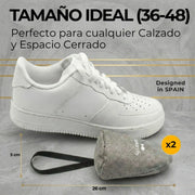 Bolsas Desodorantes Aroma Menta (2x80g) – Carbón Activado Ideal para Zapatillas Deportivas (1 Par) Footarchy Hub S.L.