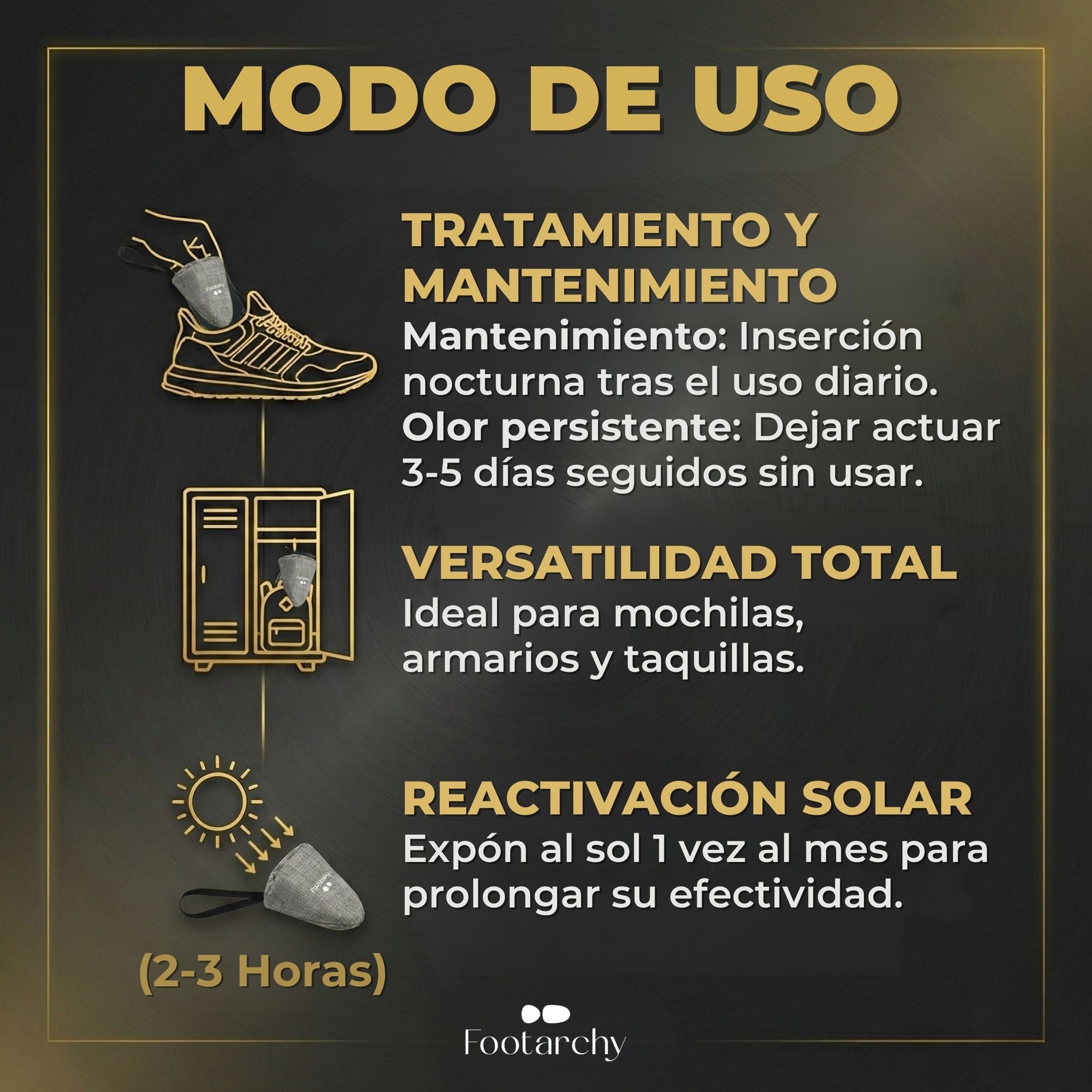 Desodorante Aroma Menta Natural + Horma Flexible (1 Par)