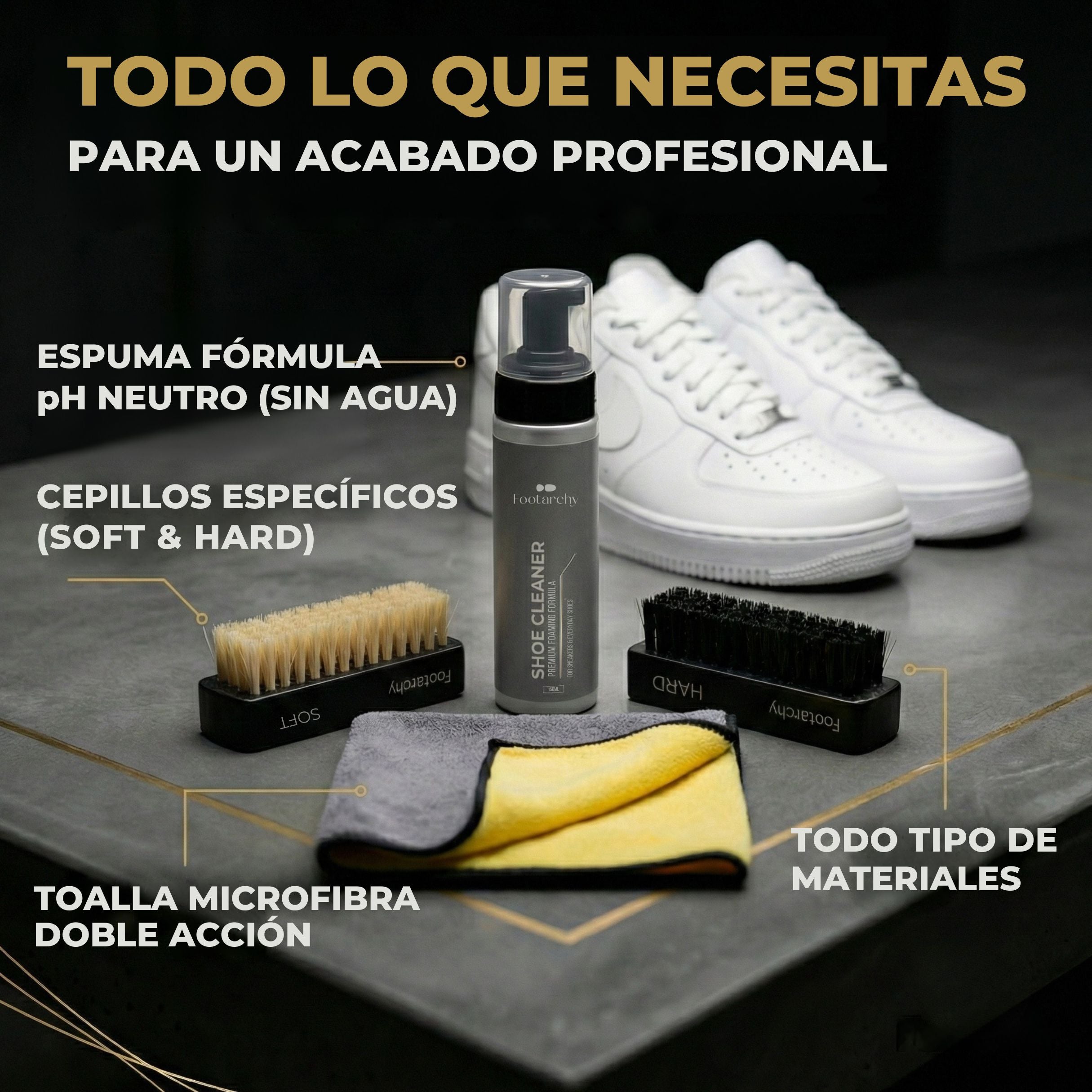 Sneaker Essential Kit - Kit profesional de Limpieza de zapatillas