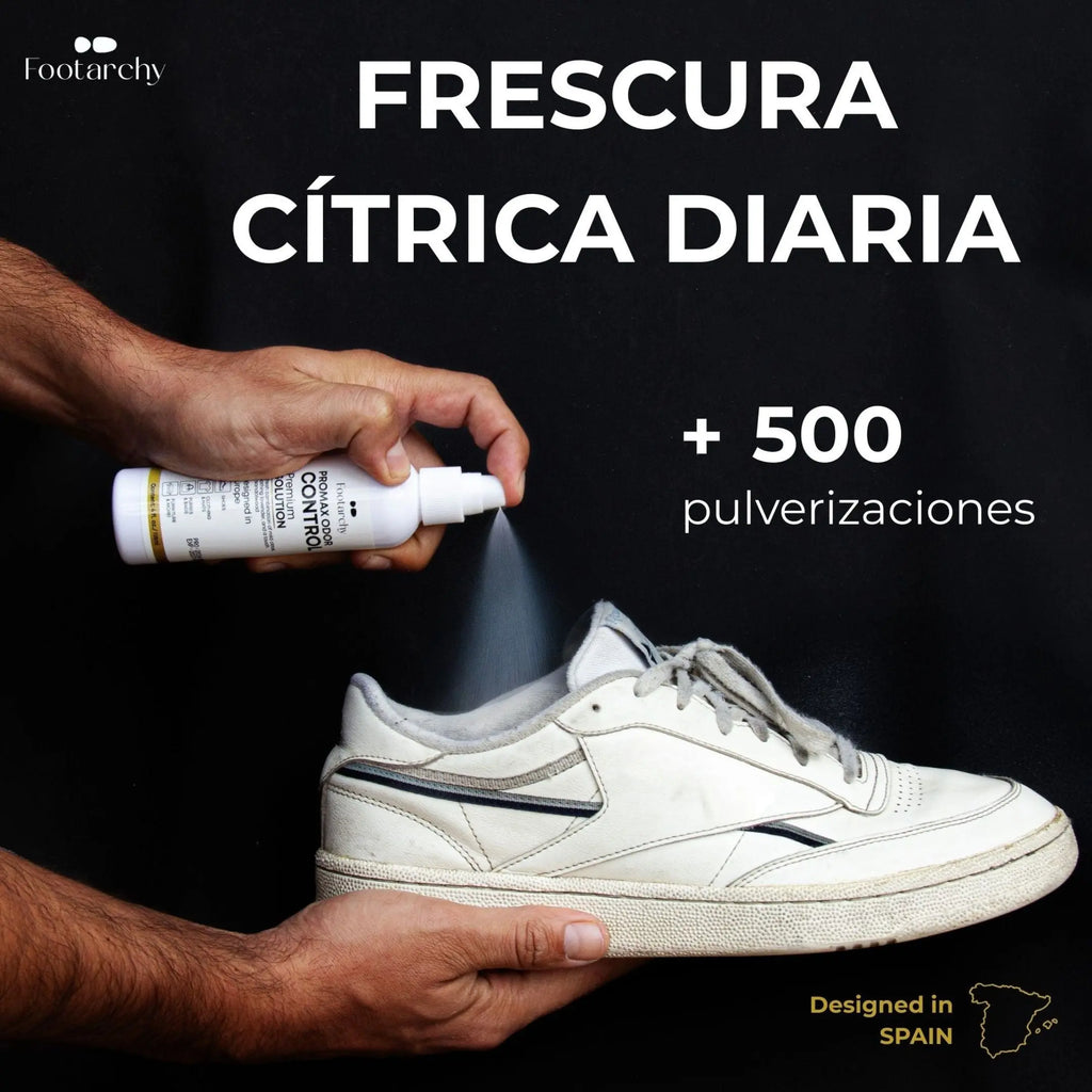 Spray Ambientador Cítrico para Calzado y Accesorios (118ml) – Sin Residuos de Talco Footarchy Hub S.L.