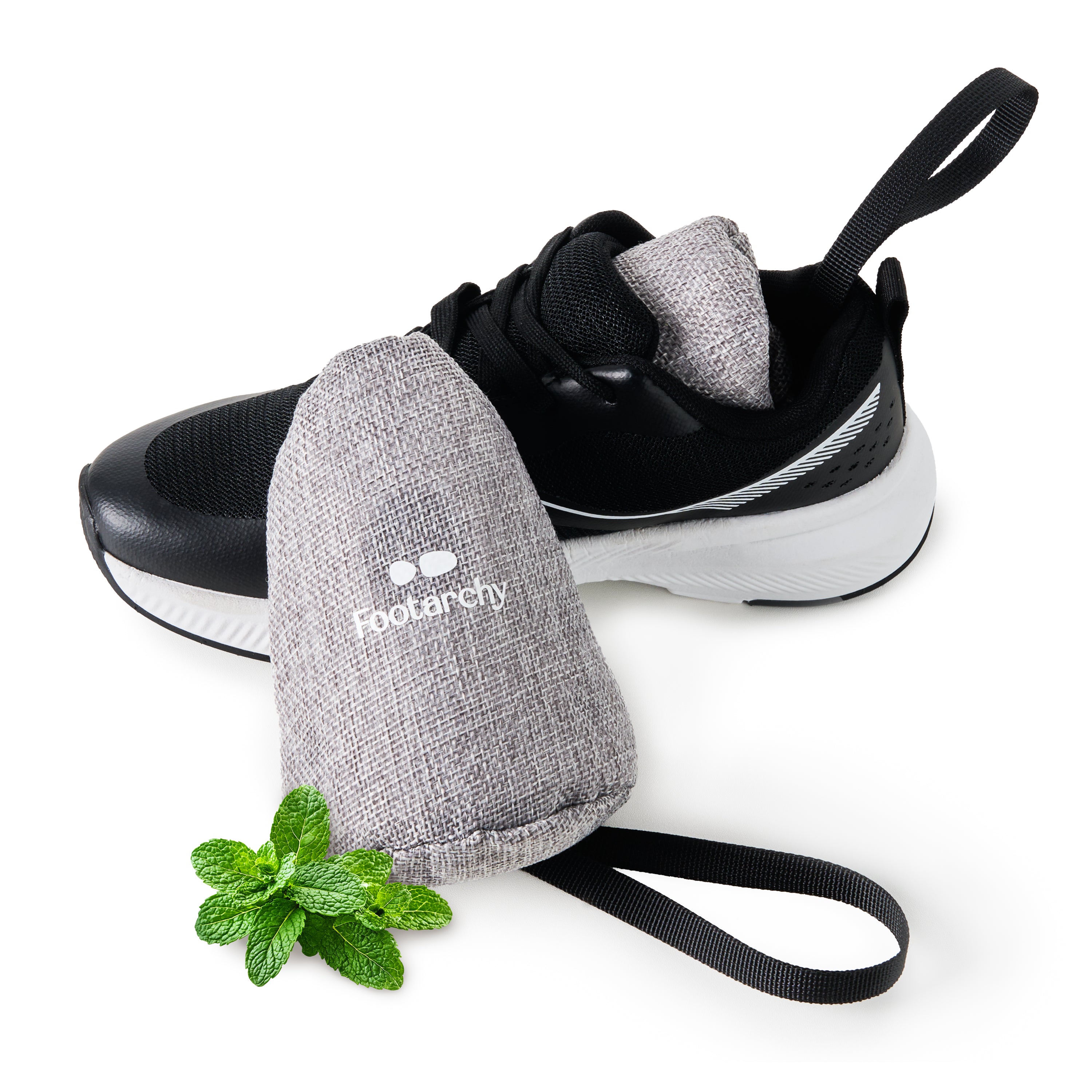 Peppermint FreshGuard Duo: Desodorante de Menta Intensa + Horma (1 Par)