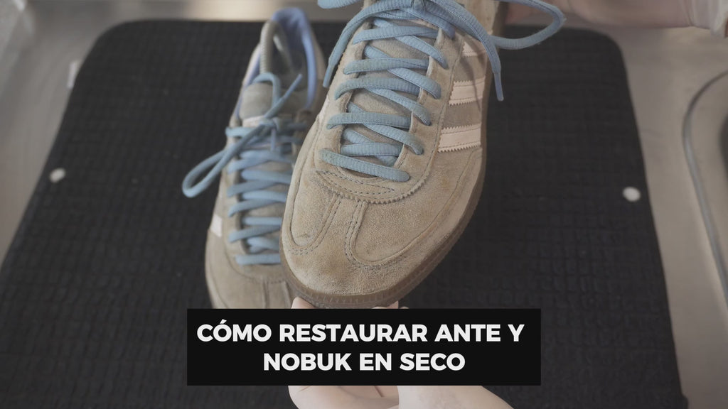 como limpiar zapatillas de ante y gamuza con el kit completo paraa ante y nobuck de footarchy